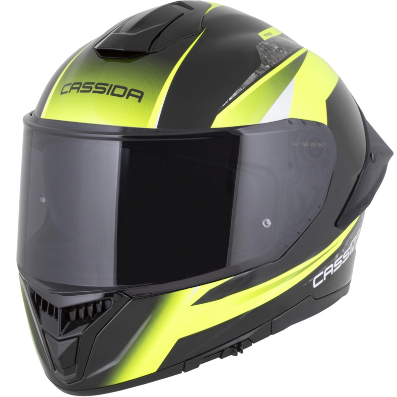 Integrální helma na motorku Cassida Integral GTS 2.1 Mega černo-fluo žluto-bílá