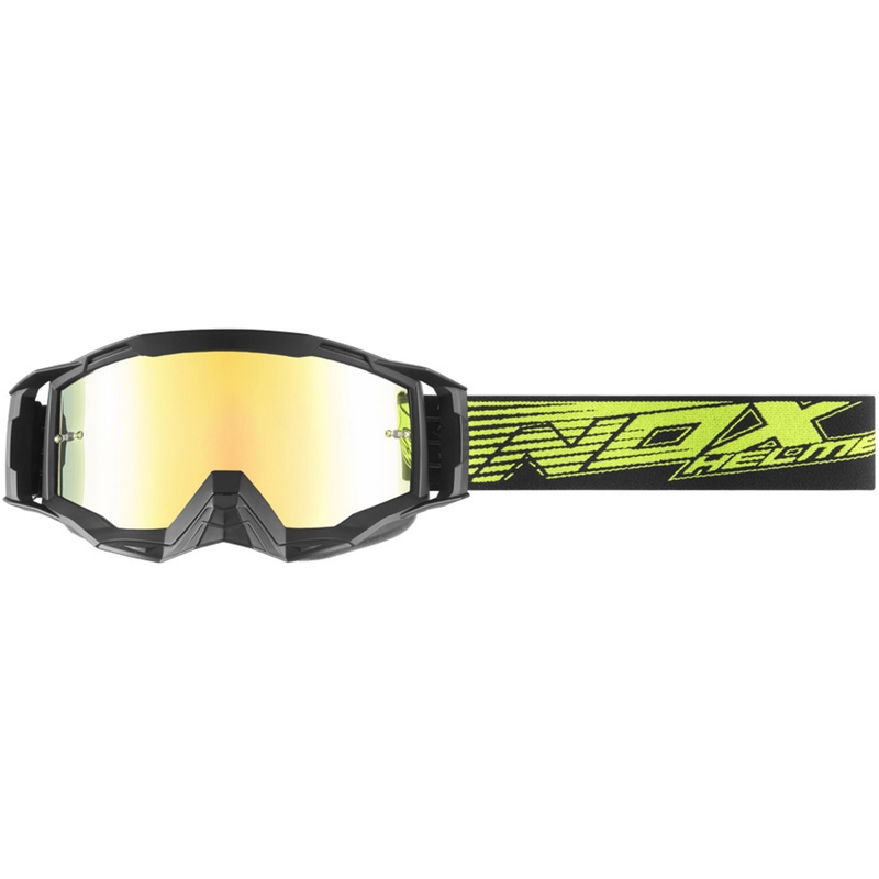 Motokrosové brýle NOX Spectre černo-žluté