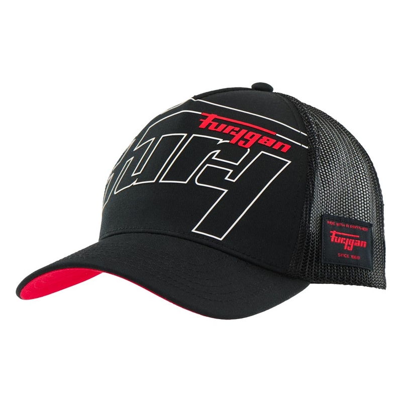 Kšiltovka Furygan Trucker Rage černo-bílo-červená