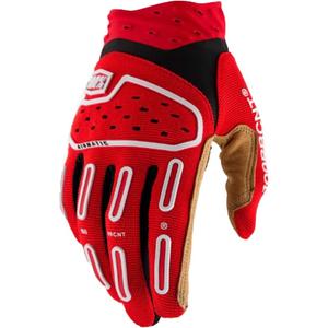 Motokrosové rukavice 100% Airmatic 2 červeno-černé