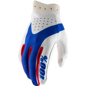 Motokrosové rukavice 100% iTrack červeno-bílo-modré