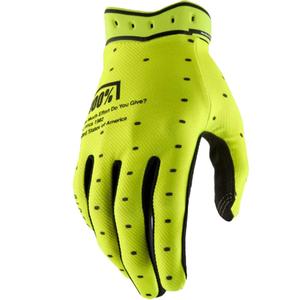 Motokrosové rukavice 100% Ridefit fluo žluté