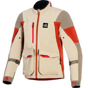 Bunda na motorku Alpinestars Maxdura Drystar XF hnědo-oranžová