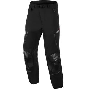 Zkrácené kalhoty na motorku Alpinestars Andes PRO Drystar XF černo-tmavě šedé