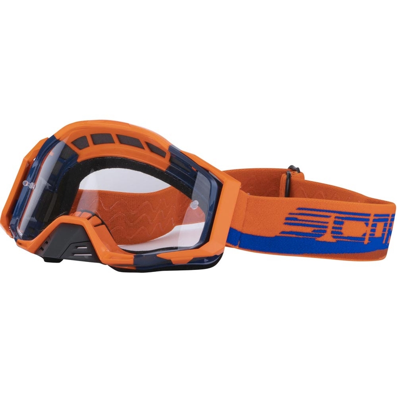 Motokrosové brýle Scorpion MX Mask oranžovo-modré