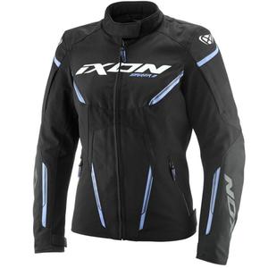 Dámská bunda na motorku IXON Striker 2 Lady černo-levandulová