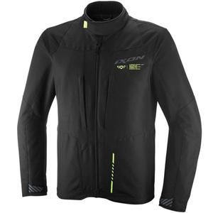 Bunda na motorku IXON Tyr černo-fluo žlutá