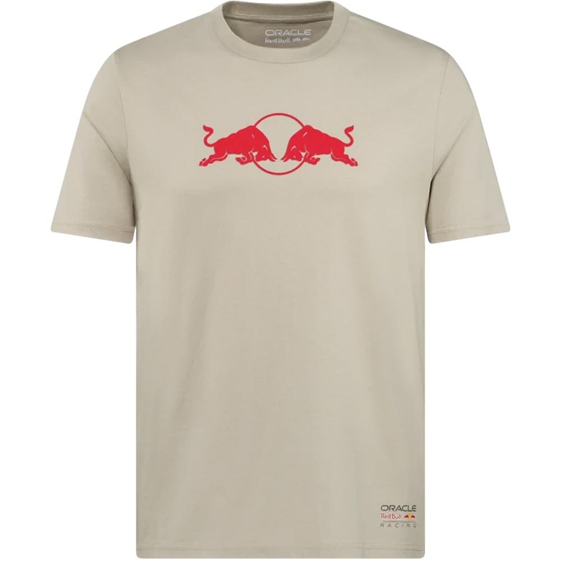 Tričko Oracle Red Bull Racing Spark Hoodie pískové