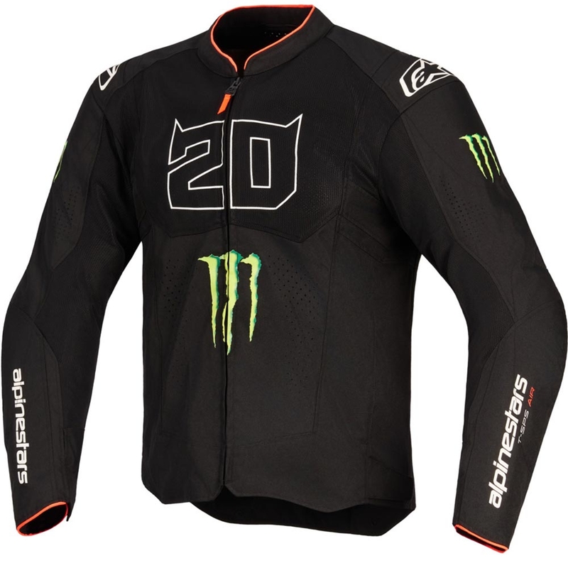 Bunda na motorku Alpinestars T-SPS Air V2 Monster FQ20 kolekce černo-bílá