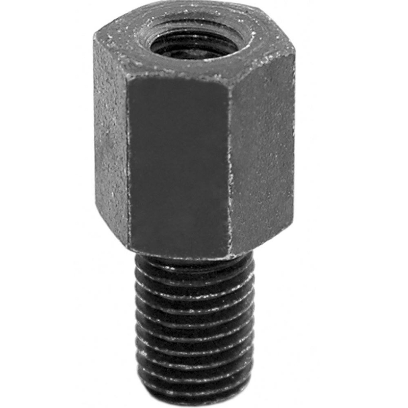 Redukce závitu zpětného zrcátka - vnitřní závit M10 pravý/vnější závit M8 pravý černý