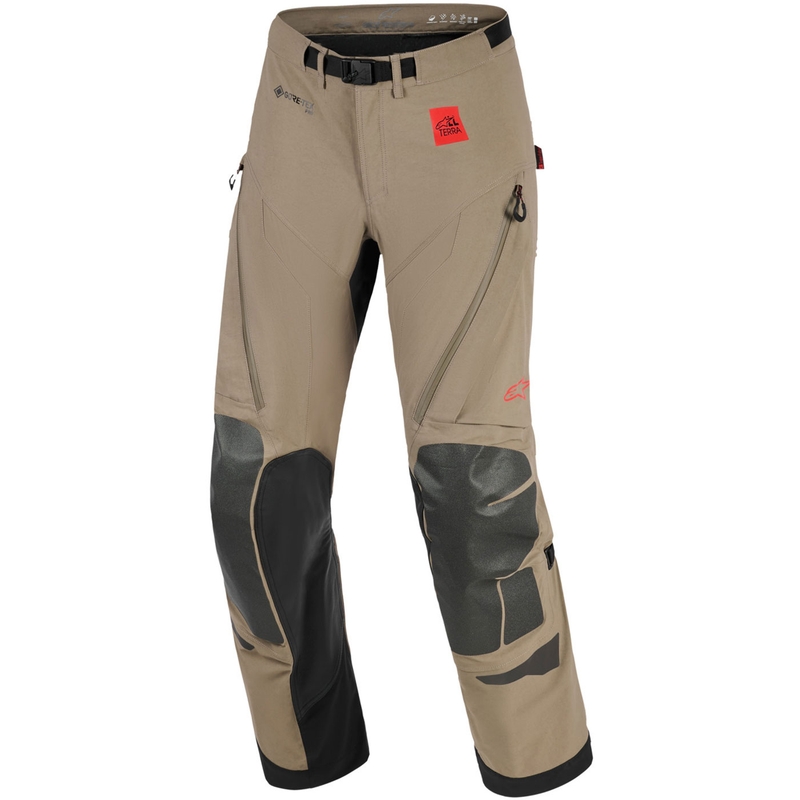 Kalhoty na motorku Alpinestar Nazca 3L Gore-Tex PRO světle hnědo-černé