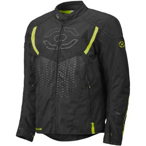 Bunda na motorku 4SQUARE Sportster Dart černo-fluo žlutá
