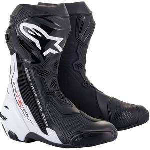 Boty na motorku Alpinestars Supertech R černo-bílé