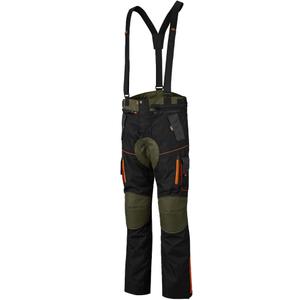 Kalhoty na motorku 4SQUARE Trailer Craft khaki-oranžové