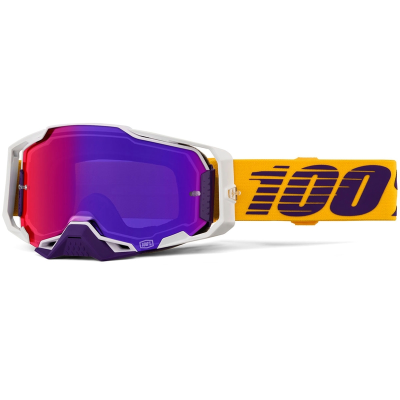 Motokrosové brýle 100% Armega Difenbak s fialovým plexi