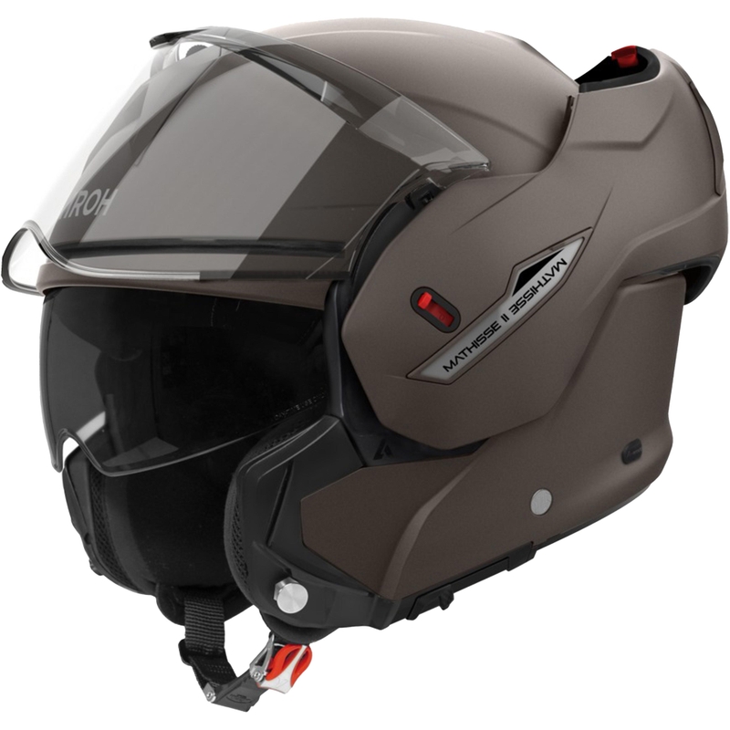 Překlápěcí helma na motorku Airoh Mathisse 2 Color matná bronzová