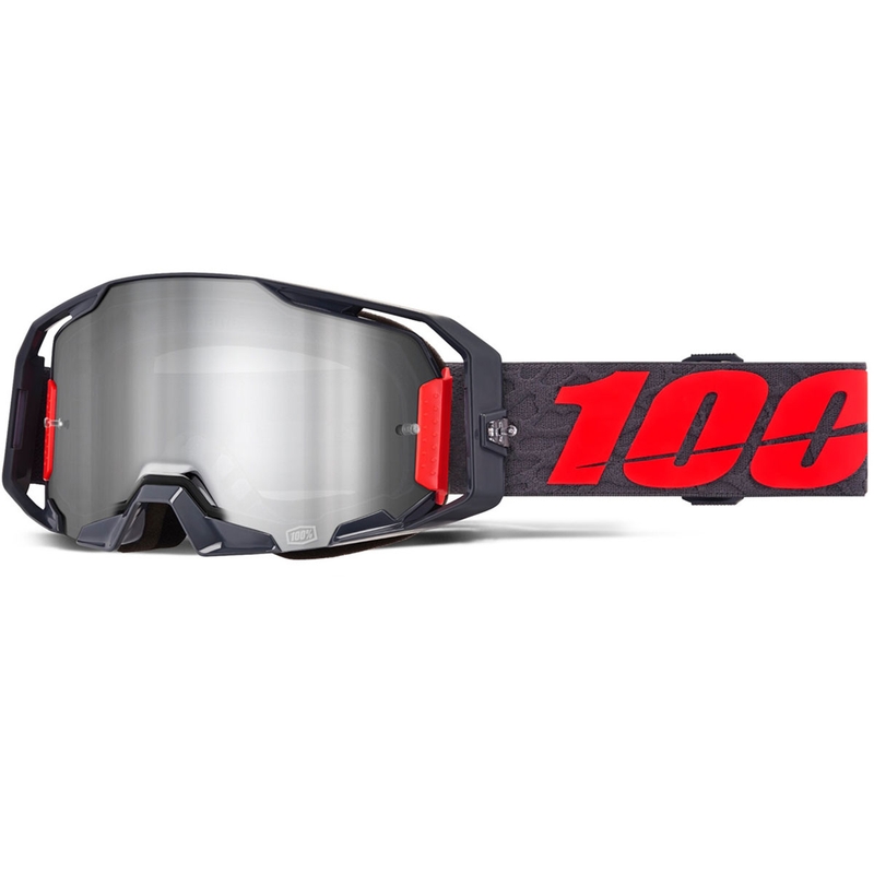Motokrosové brýle 100% ARmatic Toro se střibrným plexi