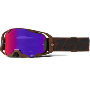 Motokrosové brýle 100% ARmatic Salcedo s fialovým plexi