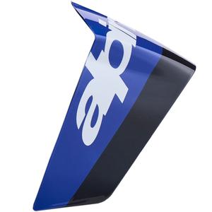 Aerodynamický spoiler pro helmy na motorku Alpinestars Supertech R10 Arius racing profil modro-bílo-černý