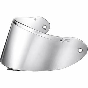 Plexi pro helmy na motorku ZED XD1 s přípravou pro folii FogCity zrcadlové stříbrné