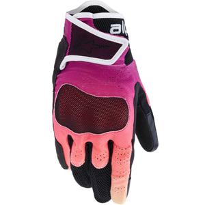 Dámské rukavice na motorku Alpinestars Stella Mogress Airflow gradient-černé