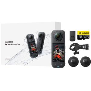 Akční kamera Insta360 X5 Motorcycle Bundle černá