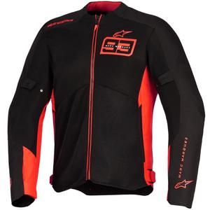 Bunda na motorku Alpinestars C-1 AIR MM93 kolekce fluo červeno-červeno-černá
