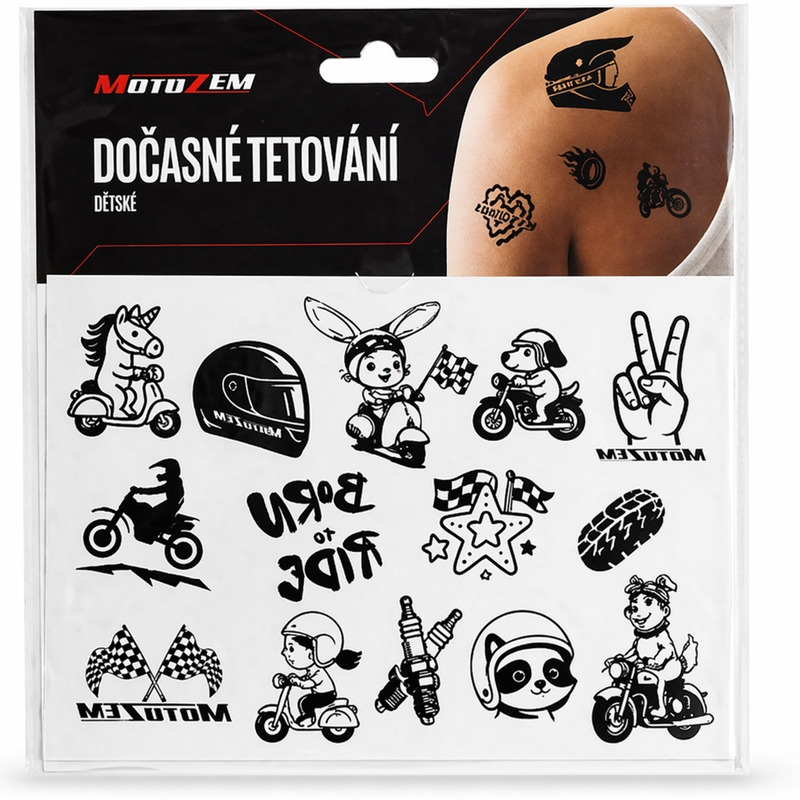 Dočasné tetování MotoZem Dětské