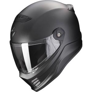Integrální helma na motorku SCORPION COVERT FX perleťová černá matná - II. jakost