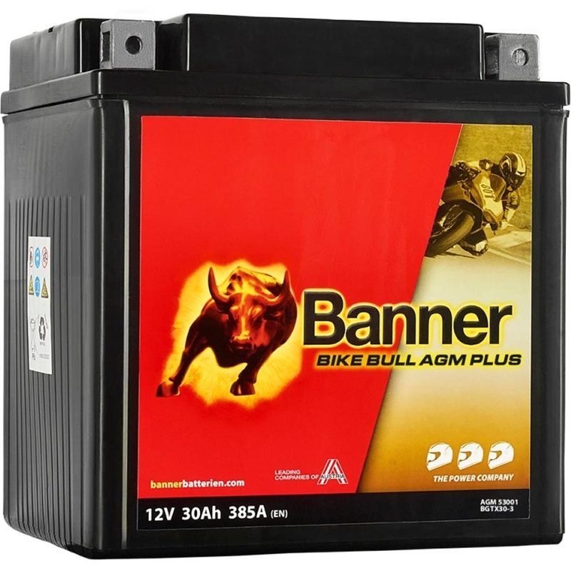 AGM baterie Banner Bike Bull AGM PLUS AGM PLUS 530 01 / BGTX30-3 - GTX30-3