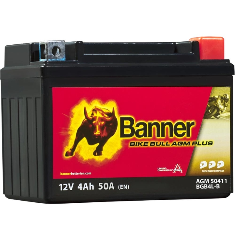 AGM baterie Banner Bike Bull AGM PLUS 504 11 / BGB4L-B - GB4L-B