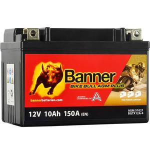 AGM baterie Banner Bike Bull AGM PLUS AGM PLUS 510 21 / BGTX12A-4 - GTX12A-4