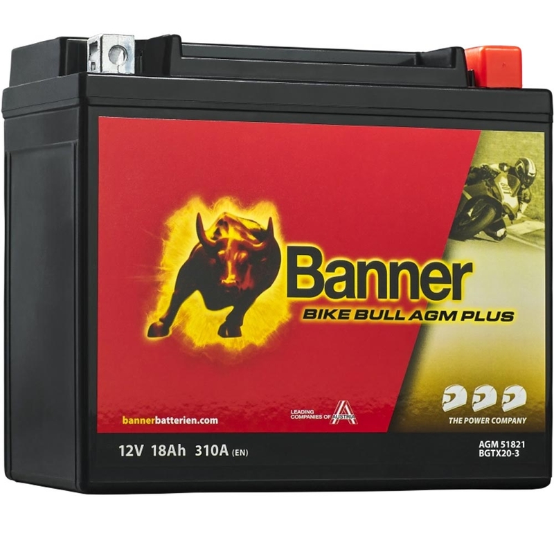 AGM baterie Banner Bike Bull AGM PLUS AGM PLUS 518 21 / BGTX20-3 - GTX20-3