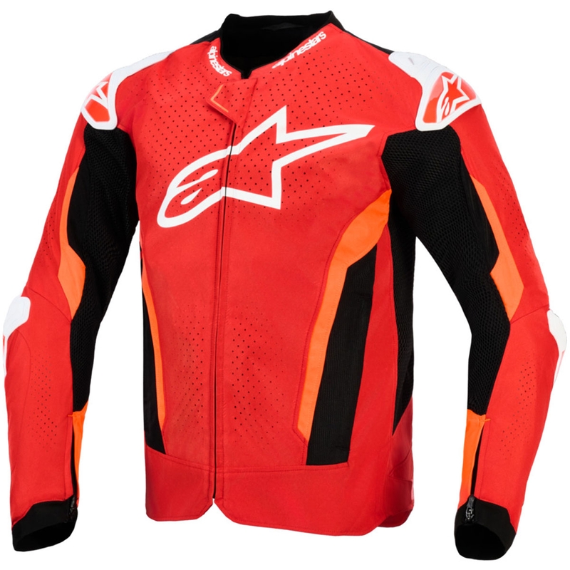 Bunda na motorku Alpinestars T-GP Air červeno-fluo červeno-bílo-černá