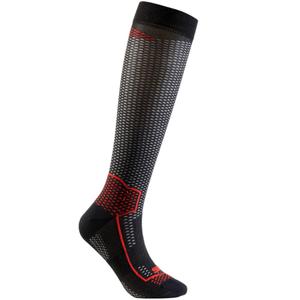 Funkční podkolenky SIXS LONG V3 černý carbon-červené