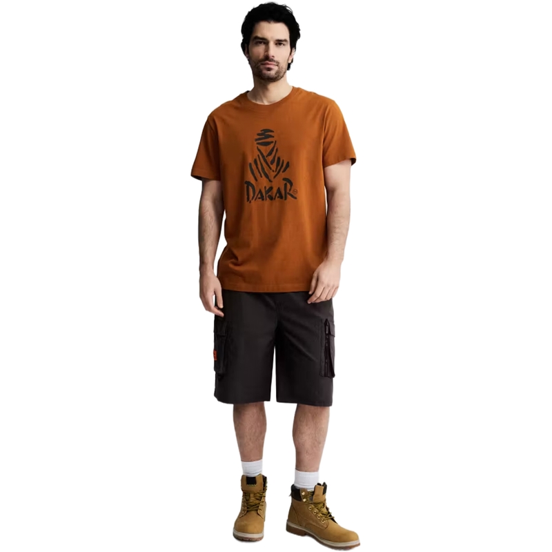 Tričko Dakar Logo 263 hnědé