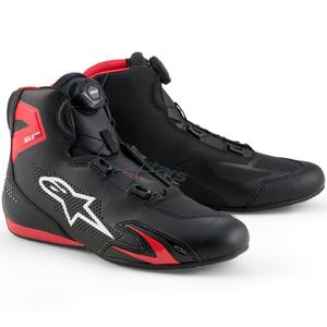 Boty na motorku Alpinestars Celer černo-červeno-bílé