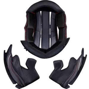 Interiér pro helmy na motorku MT KRE+ Carbon černý