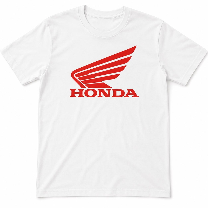 Tričko Honda Racing Honda Wing bílé