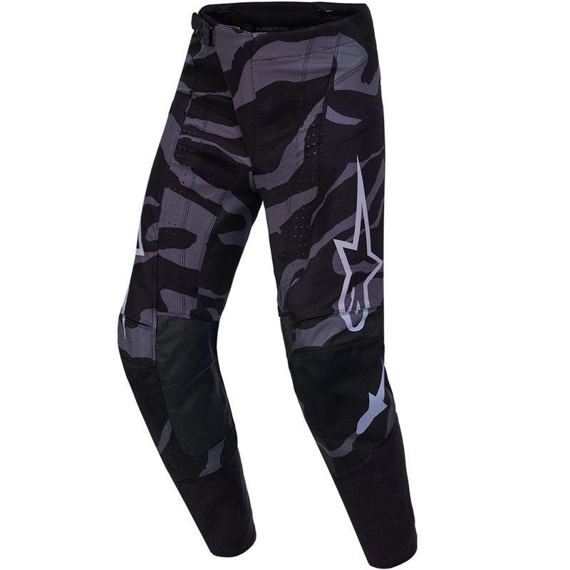 Motokrosové kalhoty Alpinestars Techstar limitovaná edice Beast Coast šedo-černo-oranžové