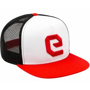 Kšiltovka Eleveit Cap Logo bílo-červená