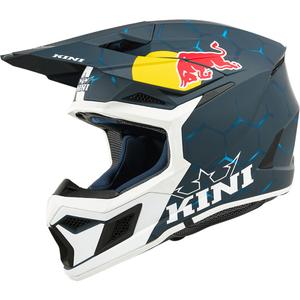 Dětská motokrosová helma KINI Red Bull MX3 1.0 modro-bílá