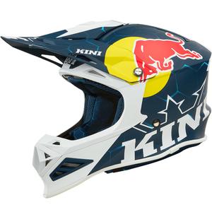 Motokrosová helma KINI Red Bull MXC1 1.0 modro-bílá