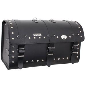Kožený kufr na moto Chopper RSA-18B se zámkem