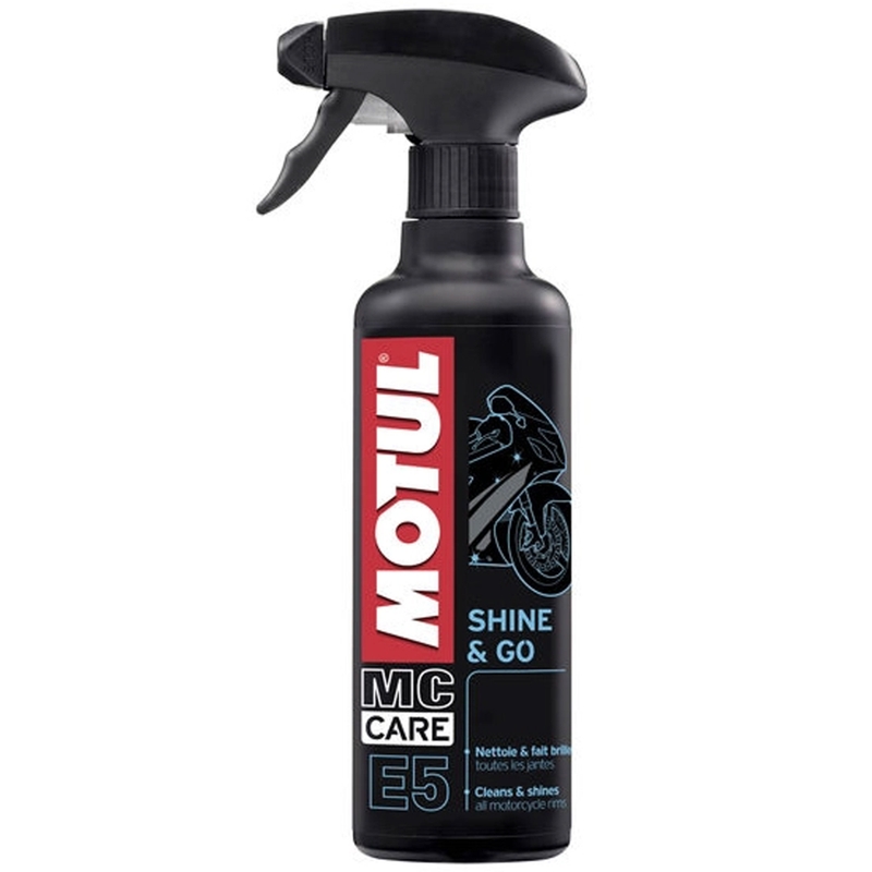 Sprej k ošetření plastů Motul E5 Shine and Go 400 ml