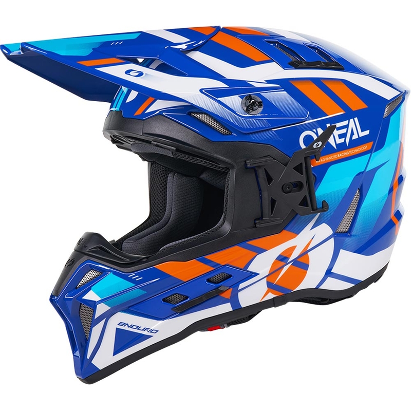 Motokrosová helma O´Neal EX-SRS Dust modro-oranžová