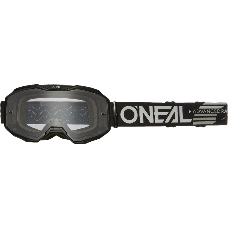 Motokrosové brýle O´Neal B-10 Solid černé (čiré plexi)