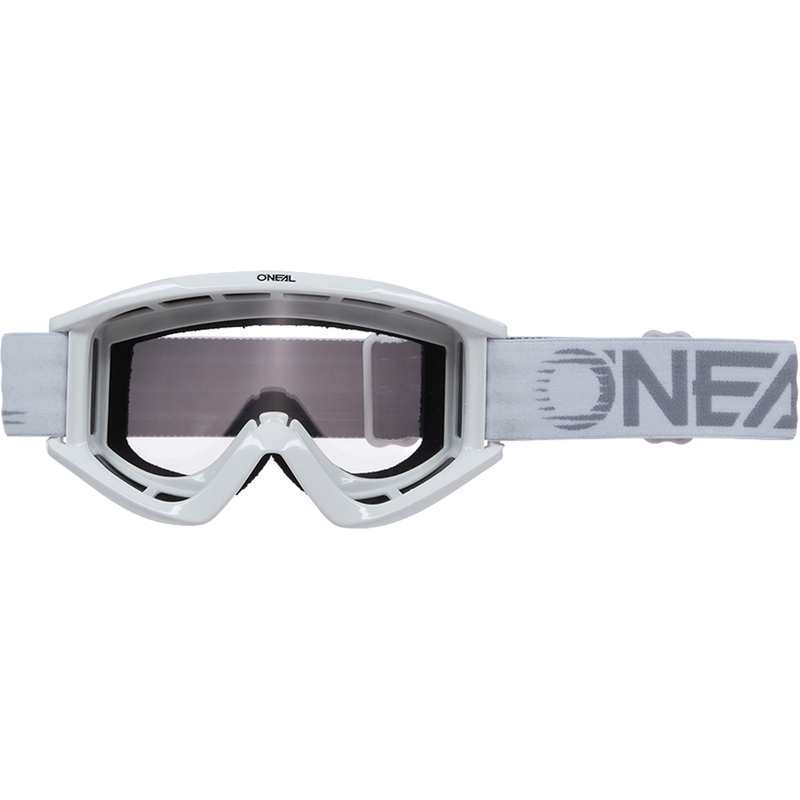 Motokrosové brýle O´Neal B-Zero bílé (čiré plexi)