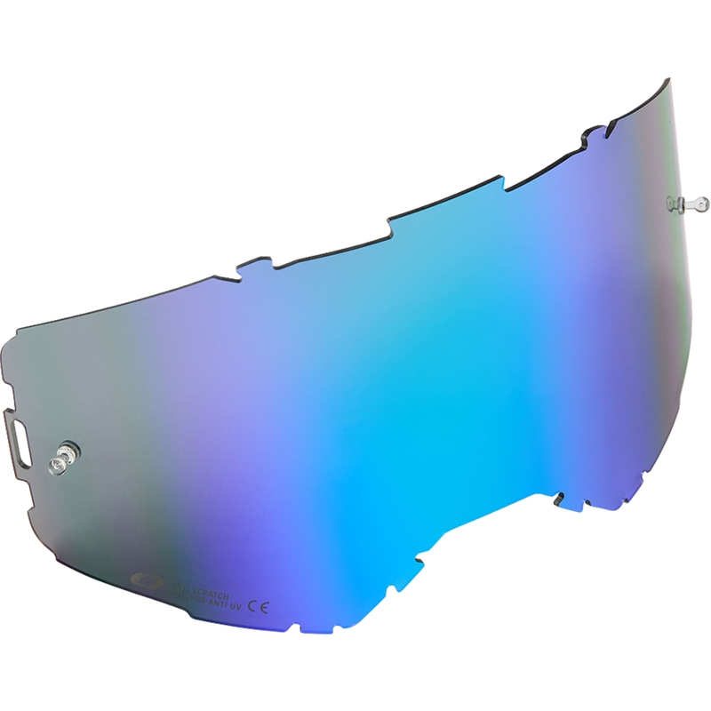 Plexi pro motokrosové brýle O´Neal B-22, B-33 modře iridiové