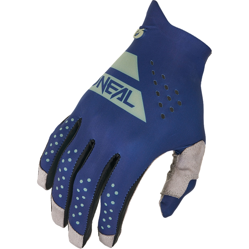 Motokrosové rukavice O´Neal Pin it Slip on modro-zelené